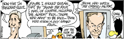 John Kerry will raise taxes on anyone who knows what the word rich means.
